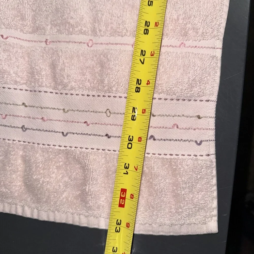 Dantela Pink Hand Towel 100% Cotton Made in Turkey 30